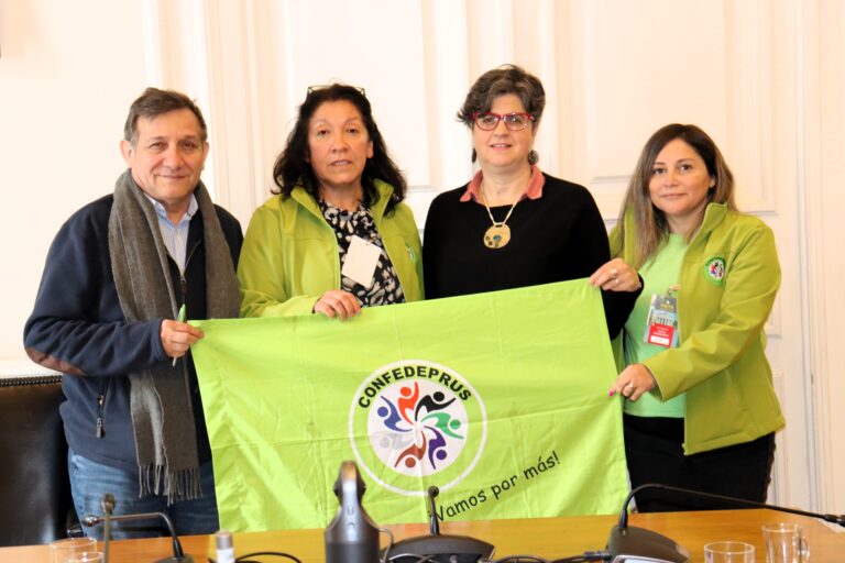 CONFEDEPRUS se reúne con senadora Pascual por discusión presupuestaria 2027 y defensa de la libertad sindical
